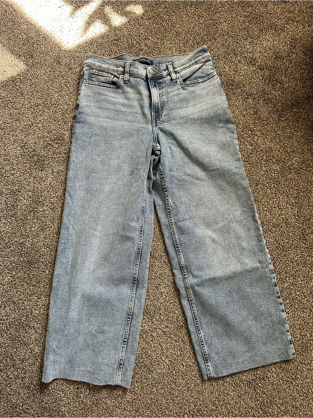 Calvin Klein Light Blue Wide Leg Jeans